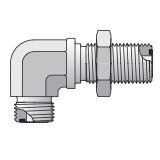 Seal-Lok O-Ring Face Seal - Bulkhead Tube to Tube - 90 Elbow